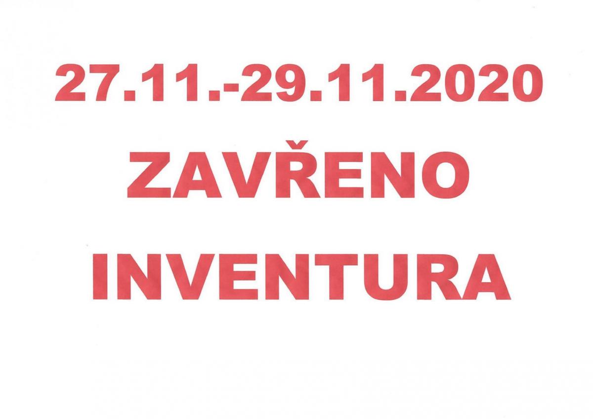 Důležité INVENTURA
