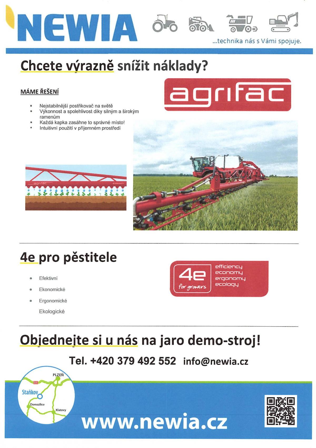 Postřikovače AGRIFAC