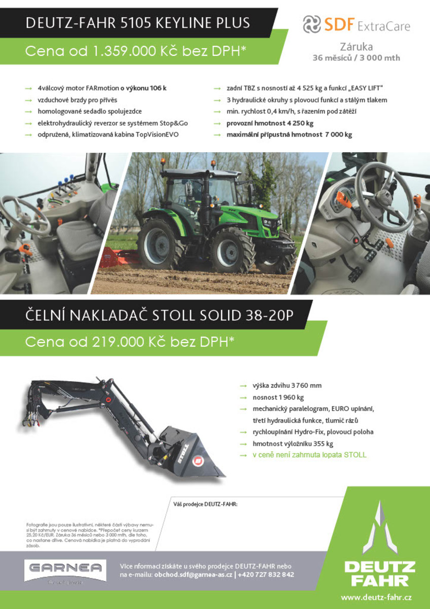 akční ceny Deutz-Fahr .